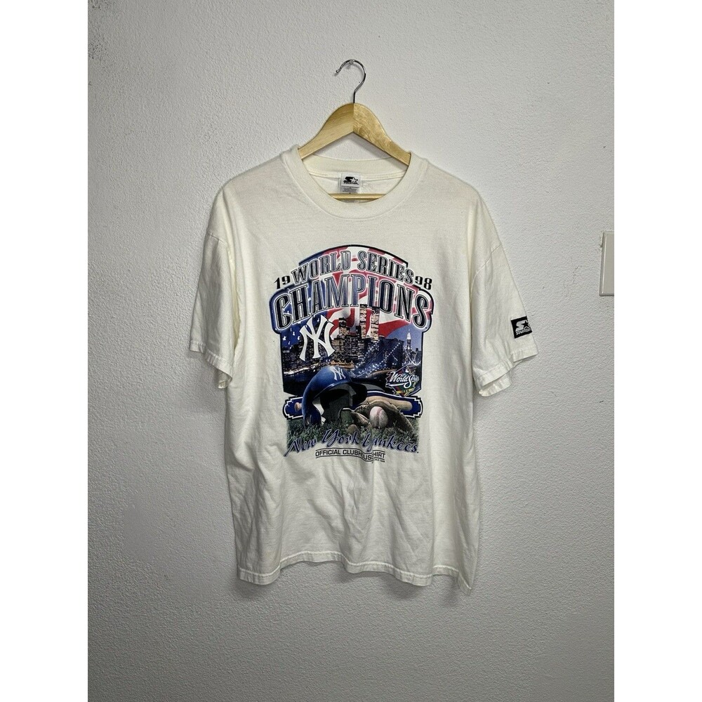 VTG. Starter 1998 NEW YORK YANKEES World Series Champions XL T-shirt
